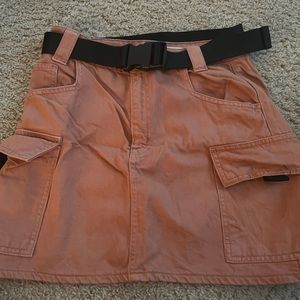 Topshop cargo skirt